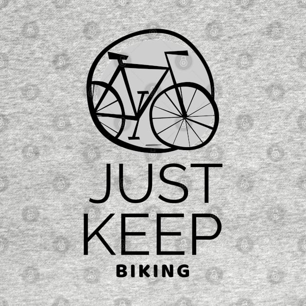 Just keep biking by Art Cube